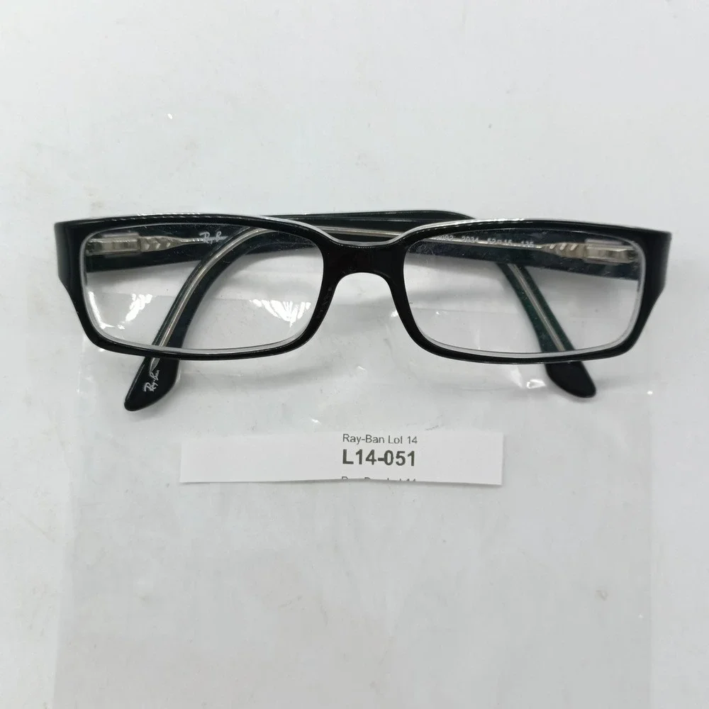 Ray-Ban RB5092 2034 Black Clear Rectangular 52-15-135 Full Rim Frames Only 51